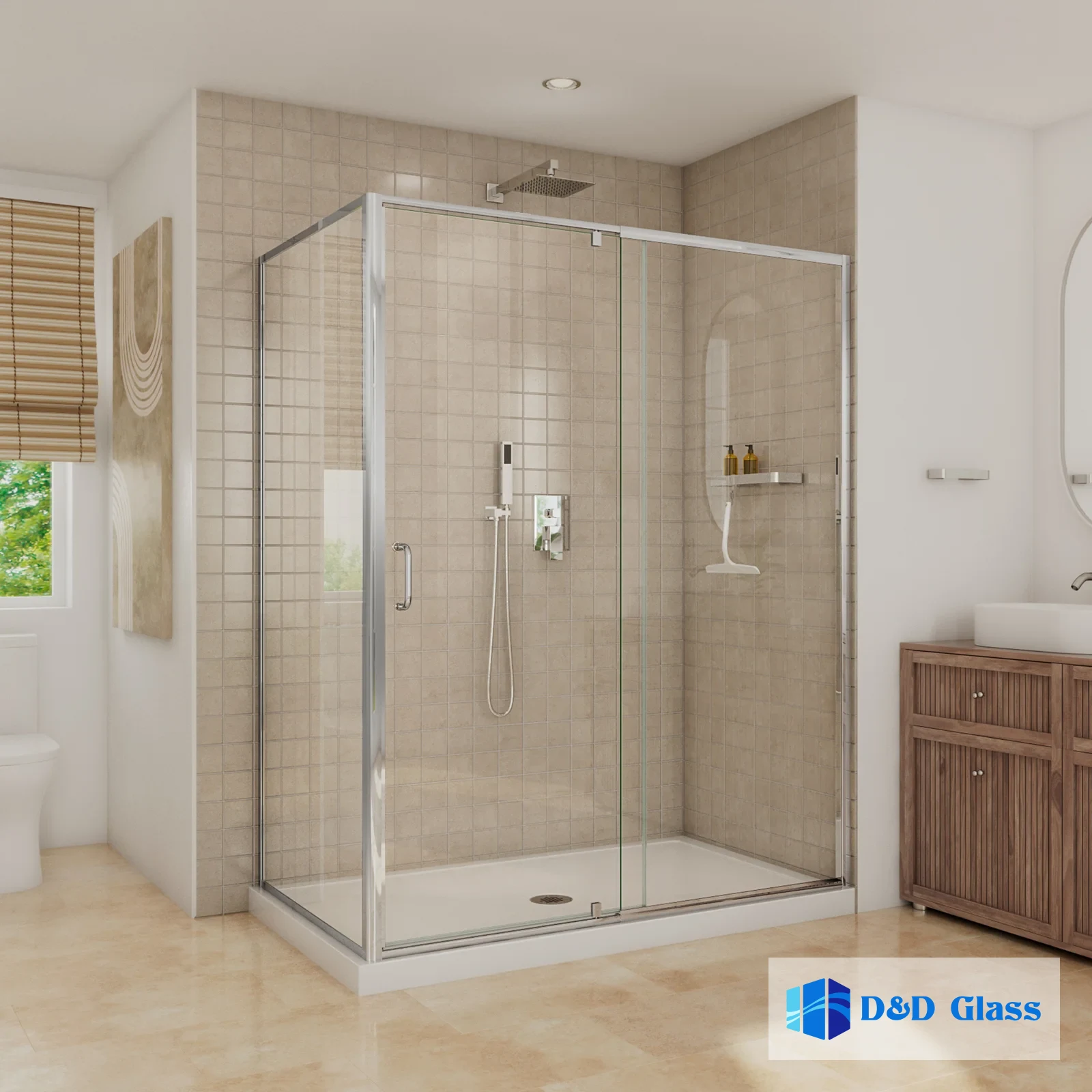 shower glass clear 6mm