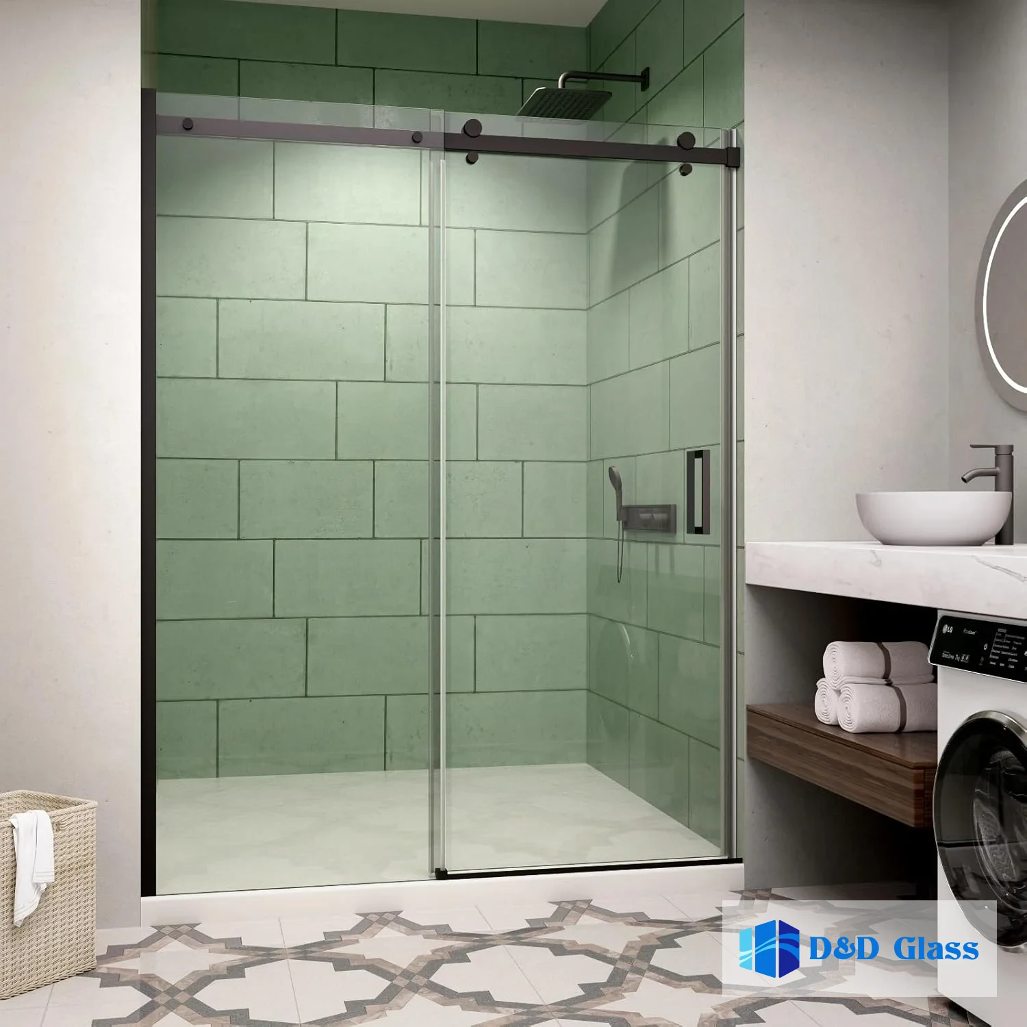 kaca laminated kamar mandi